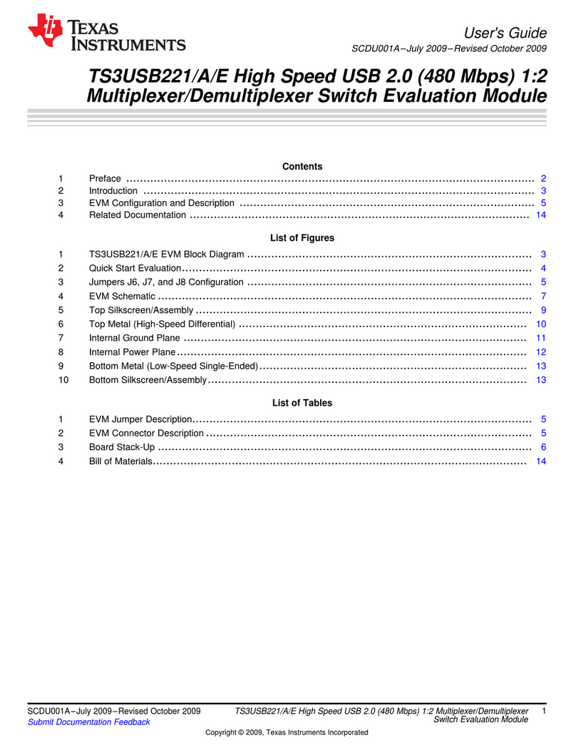 Texas Instruments TS3USB221 User manual