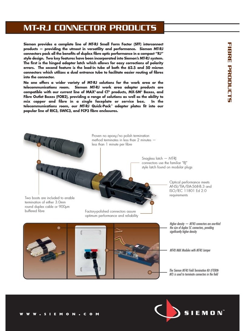 The Siemon Company MT-RJ Specifications