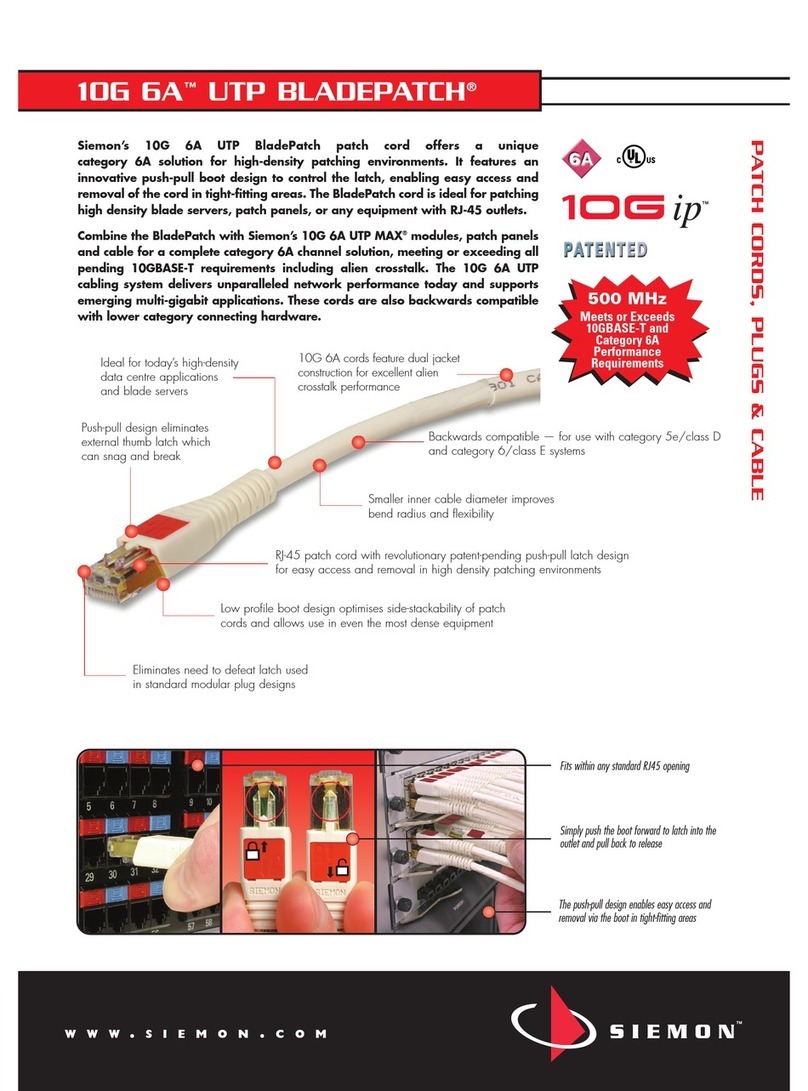 The Siemon Company 10G 6A brochure