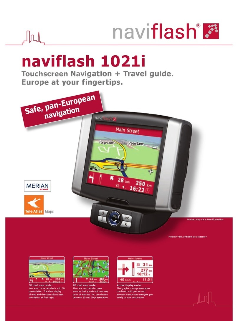 naviflash Touchscreen Navigation + Travel Guide Naviflash... User manual