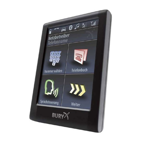 BURY Bluetooth Hands-Free Car Kit CC 9060 User manual
