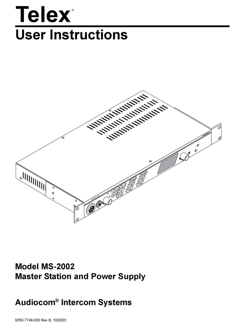Telex MS-2002 User manual