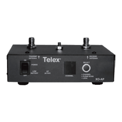 Telex Legacy XO-1 User manual