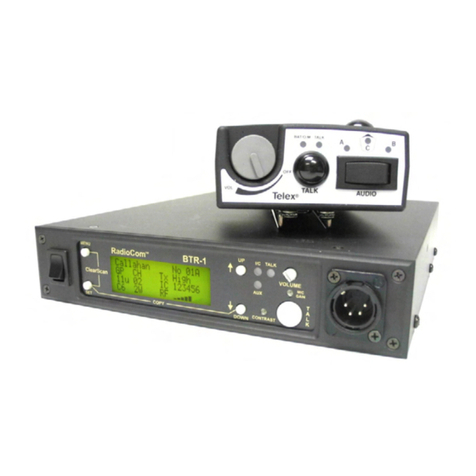 Telex RADIOCOM TR-1 User manual