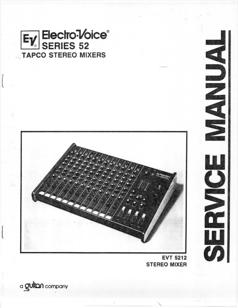 Electro-Voice Series 52 Service manual