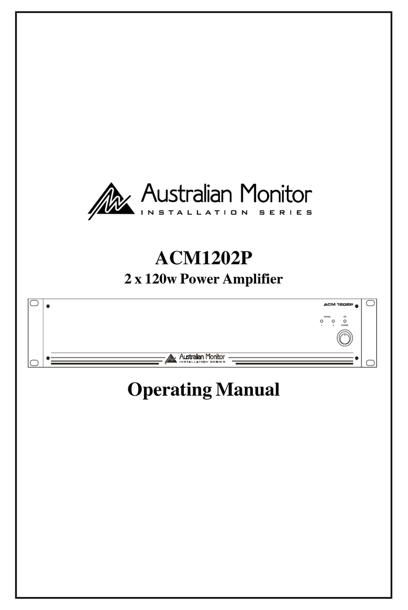 AUSTRALIAN MONITOR ACM1202P operating manual