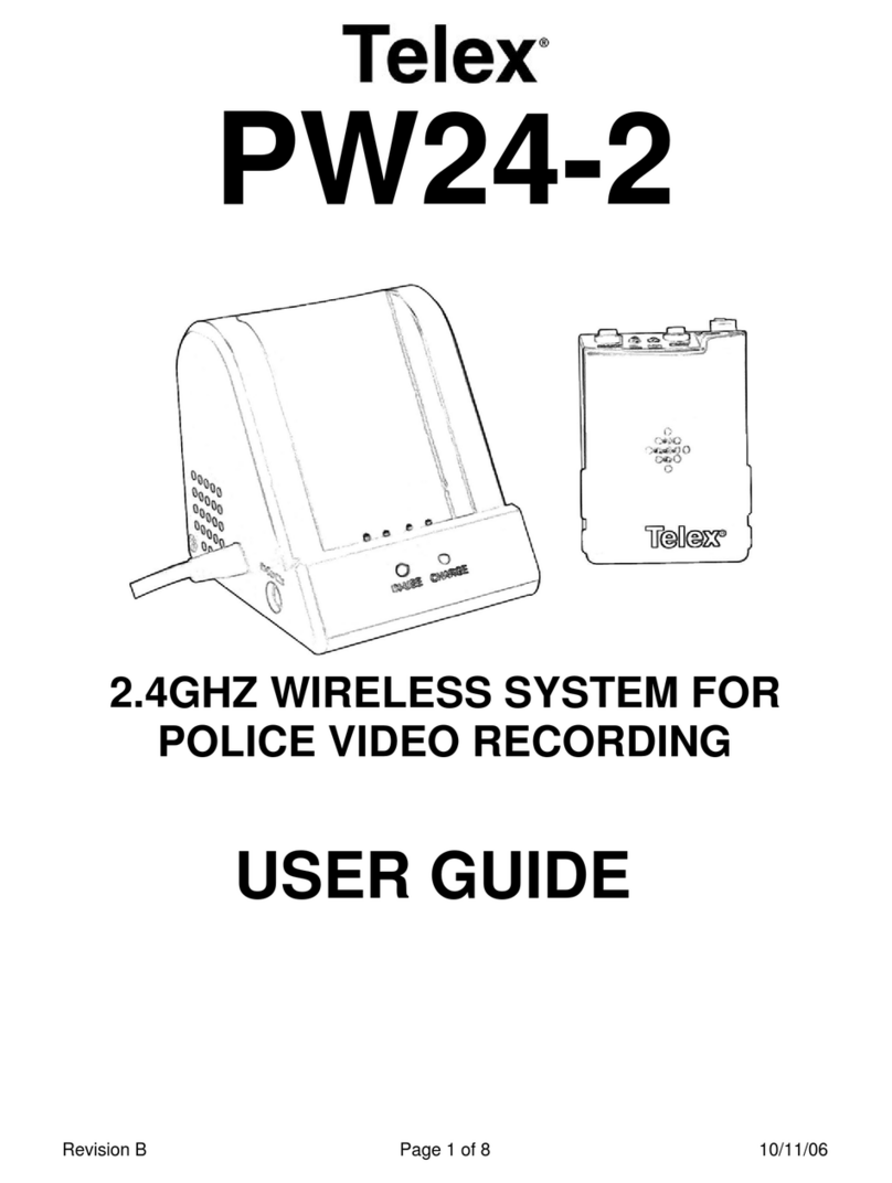 Telex PW24-2 User manual