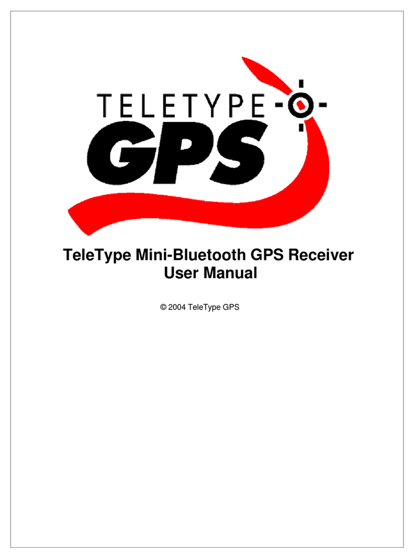TeleType GPS Mini-Bluetooth GPS Receiver User manual
