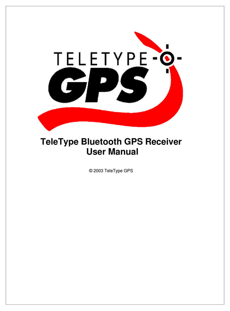 Teletype Bluetooth GPS Receiver User manual