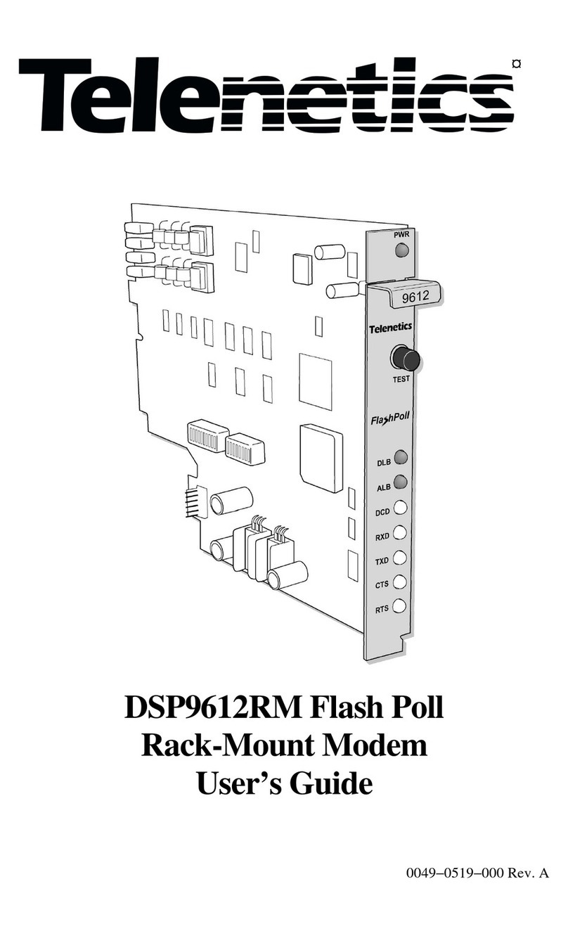 Telenetics DSP9612RM user guide Telenetics DSP9612RM user guide