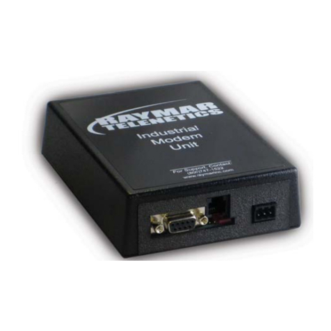 Telenetics MIU Dial or Leased Line modem with RS-485 Installation & operation manual