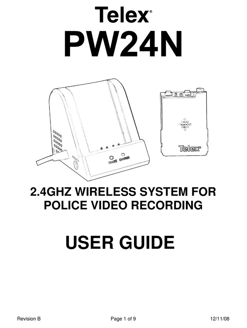 Telex PW24N user guide