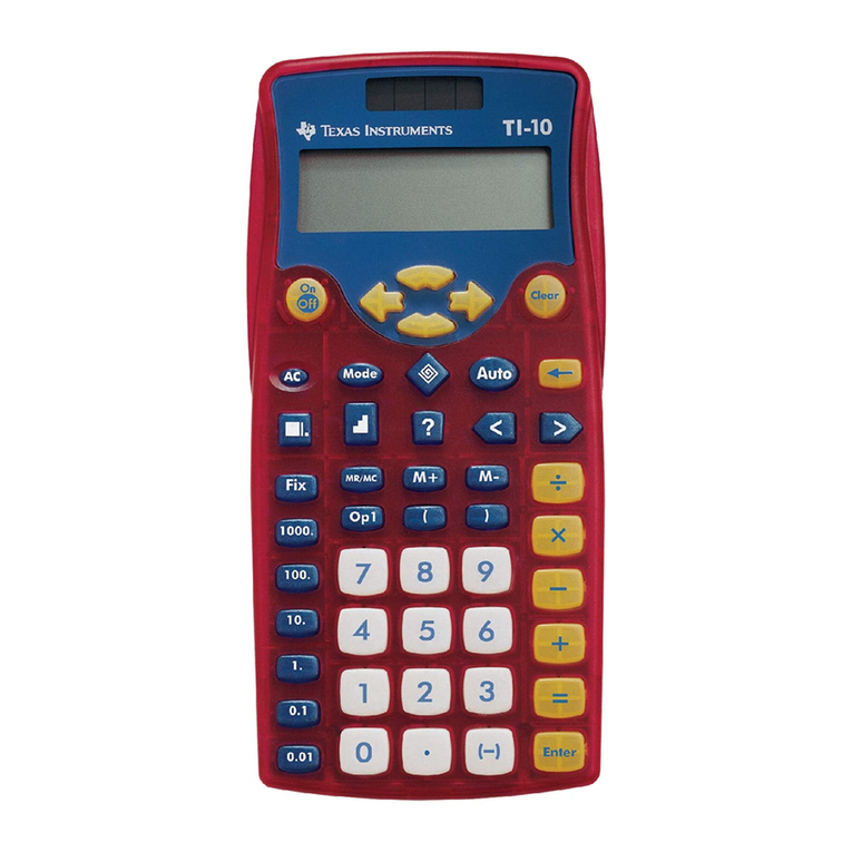 Texas Instruments TI-10 User manual Texas Instruments TI-10 User manual