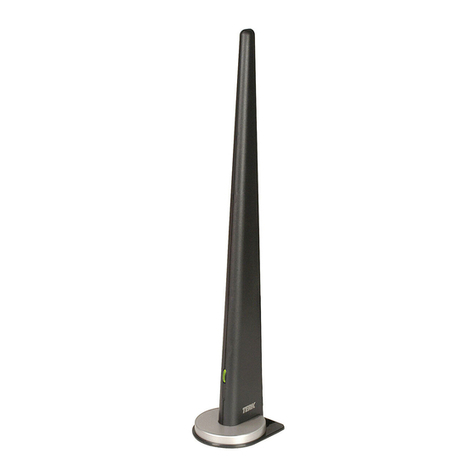 TERK Technologies AM/FM Tower Powered Indoor Antenna User manual