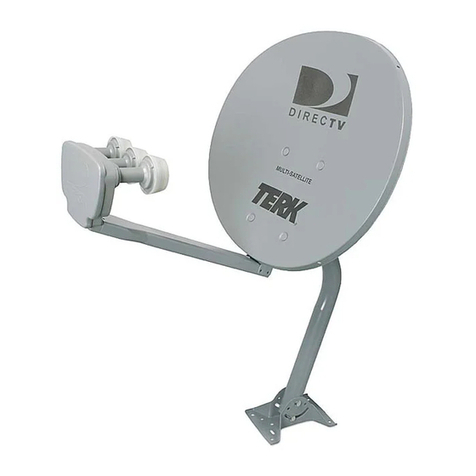 TERK Technologies Multi-Satellite Dish Antenna 1DIRECTV installation manual TERK Technologies Multi-Satellite Dish Antenna 1DIRECTV installation manual