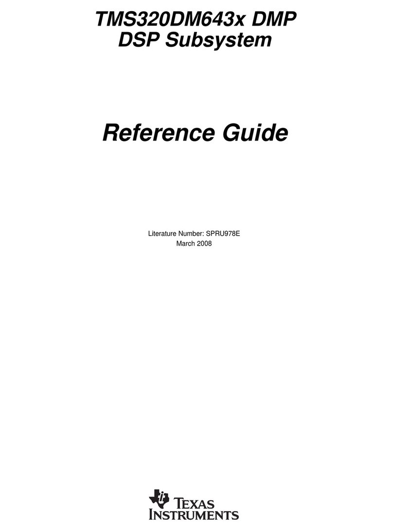 Texas Instruments TMS320DM643x User manual