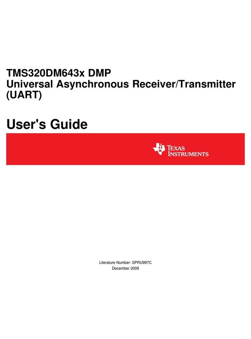 Texas Instruments TMS320DM643x User manual Texas Instruments TMS320DM643x User manual