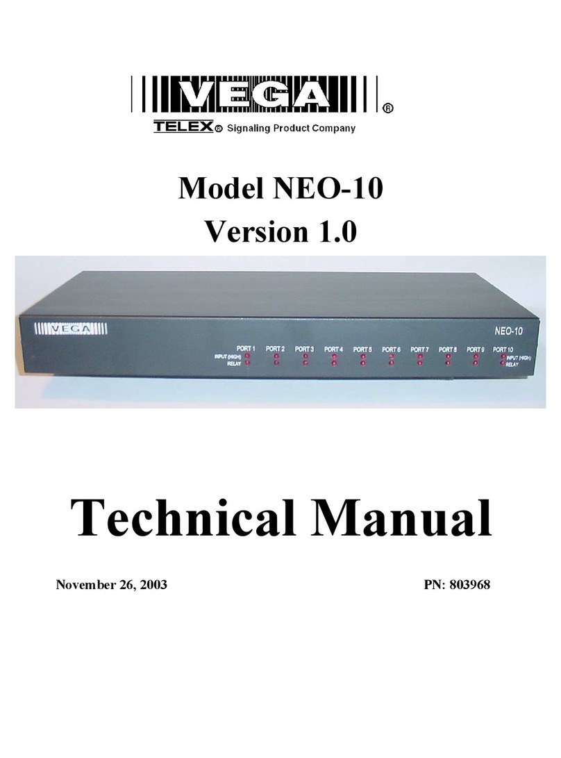 Vega NEO-10 Technical manual