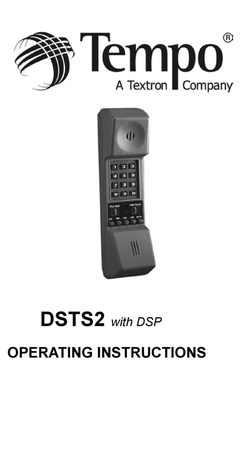 Tempo Fitness DSTS2 operating instructions