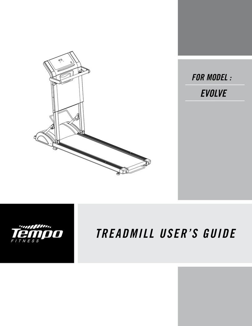 Tempo Fitness EVOLVE user guide