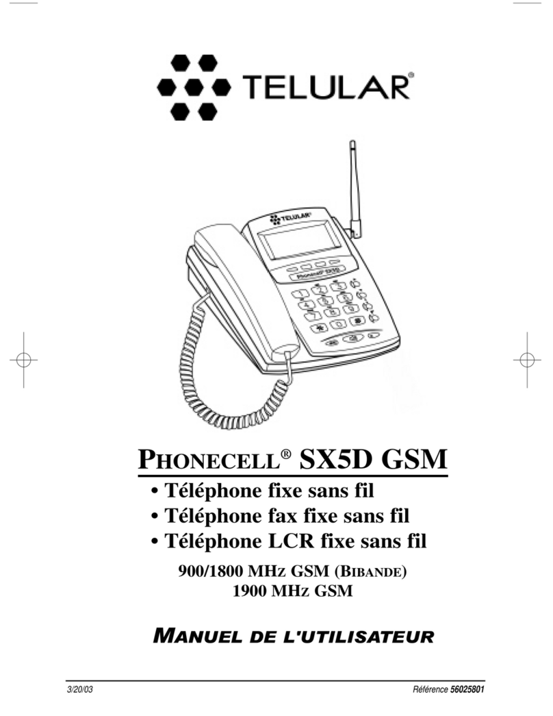 Telular PHONECELL SX5D User manual