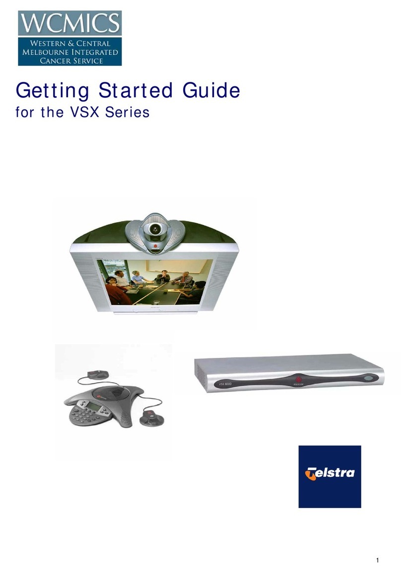 Polycom WCMICS VSX Series User manual