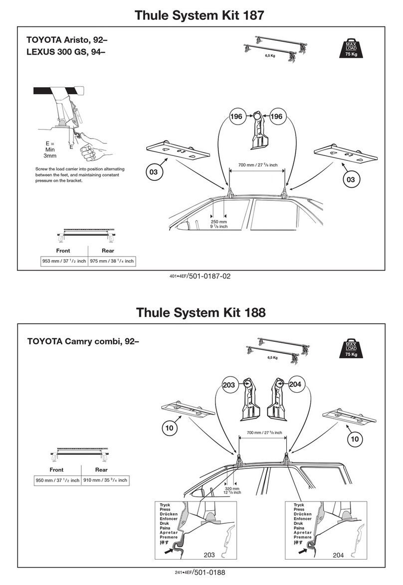 Thule 187 parts list