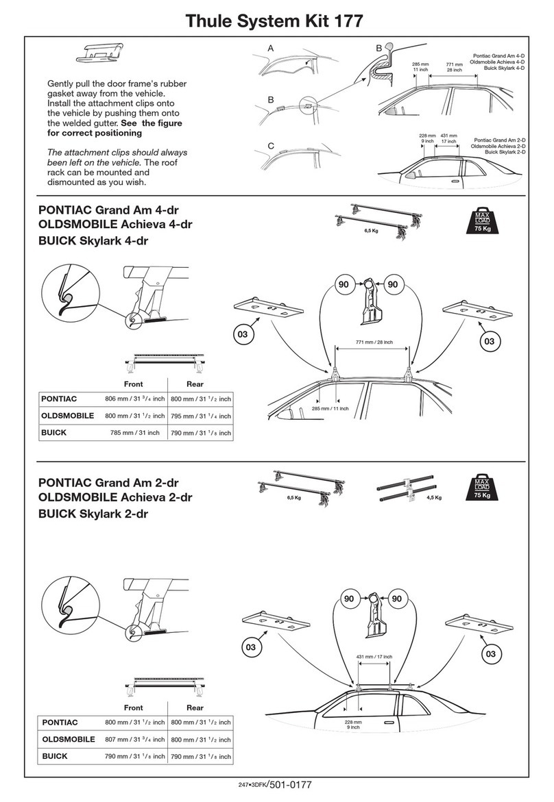 Thule 177 User manual