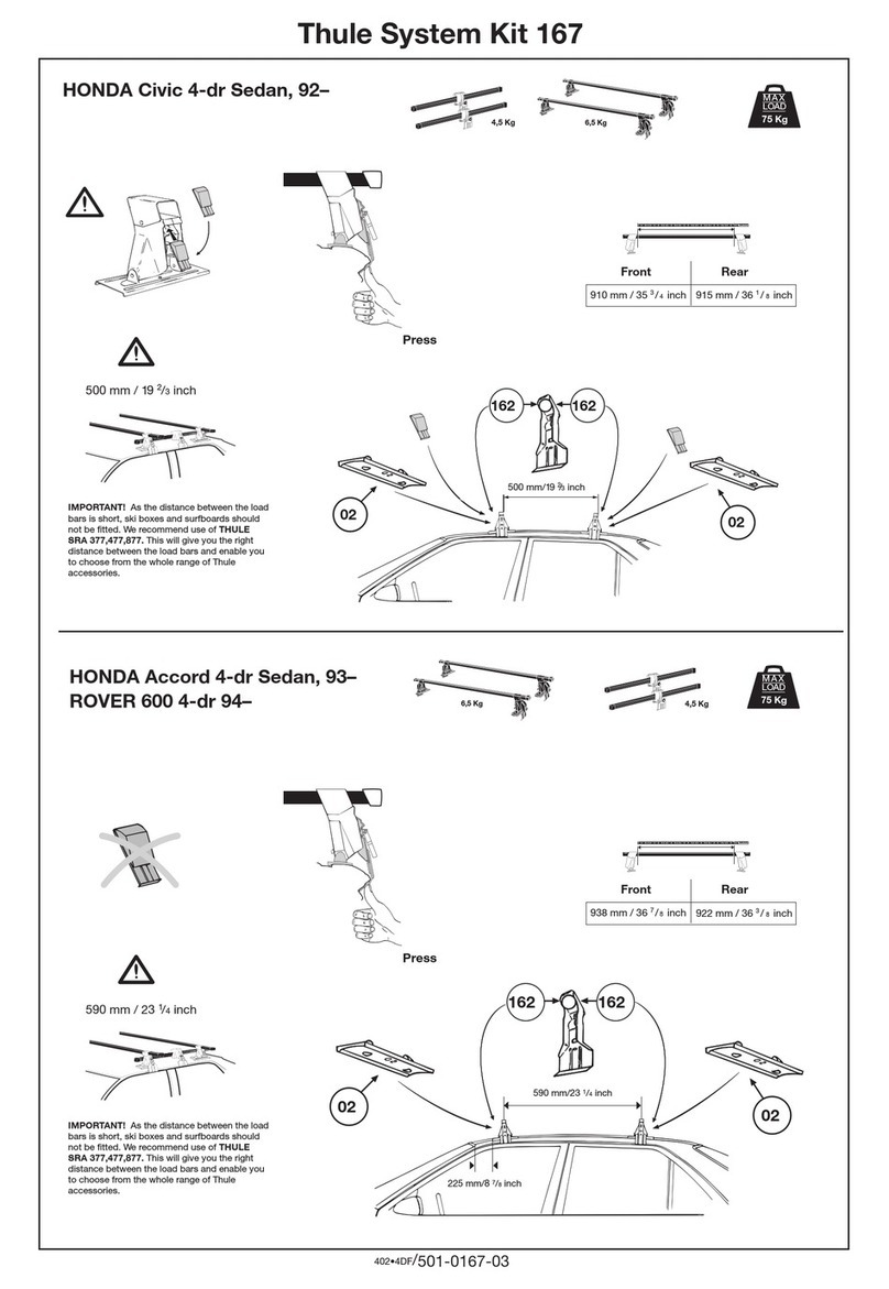 Thule 167 Mounting & installation