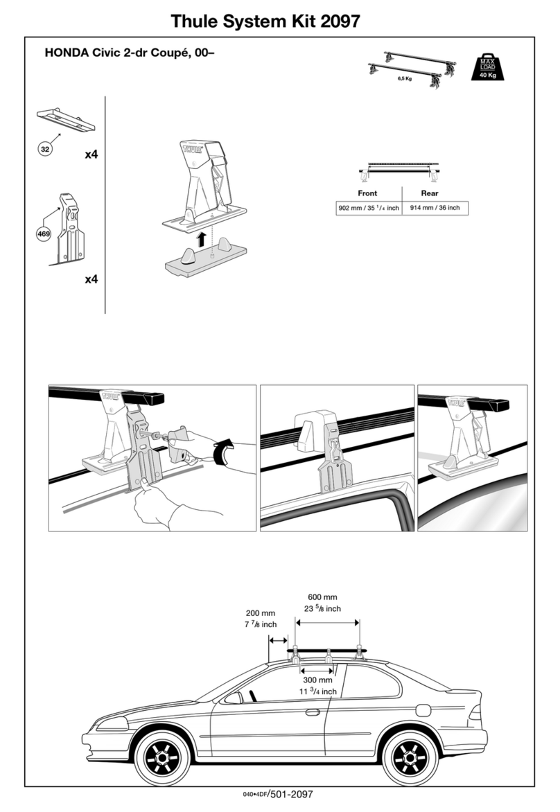 Thule 2097 User manual
