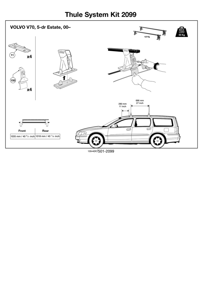 Thule 2099 User manual
