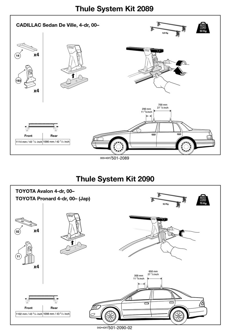 Thule 2089 User manual