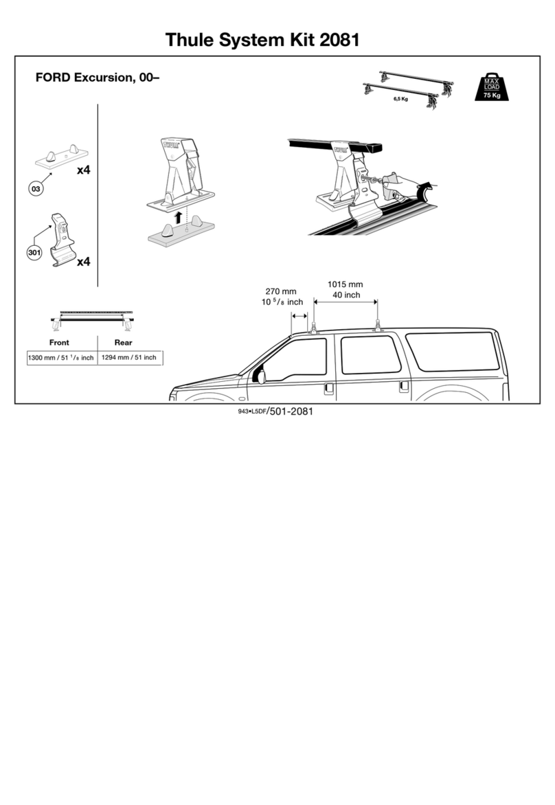 Thule 2081 parts list