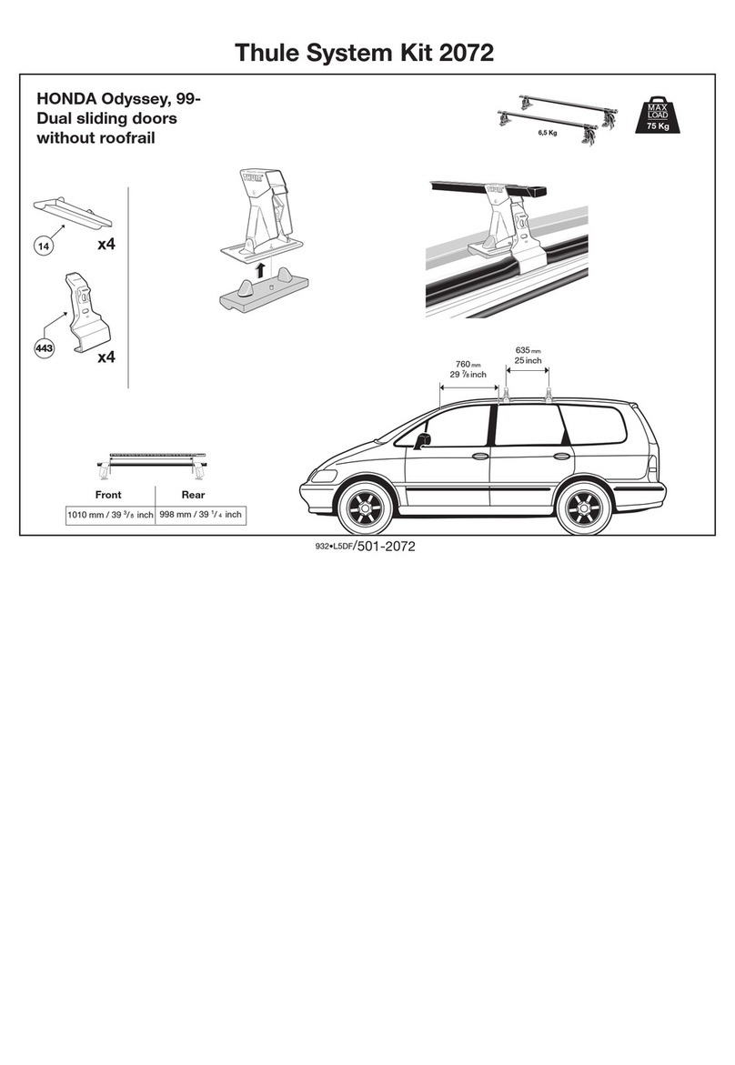 Thule 2072 User manual