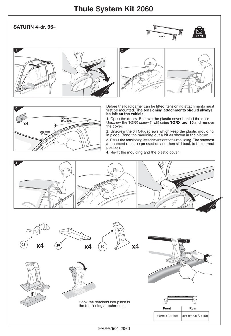 Thule 2060 parts list Thule 2060 parts list