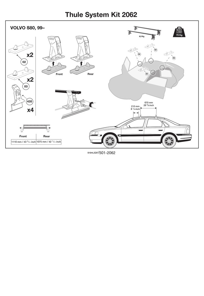 Thule 2062 parts list