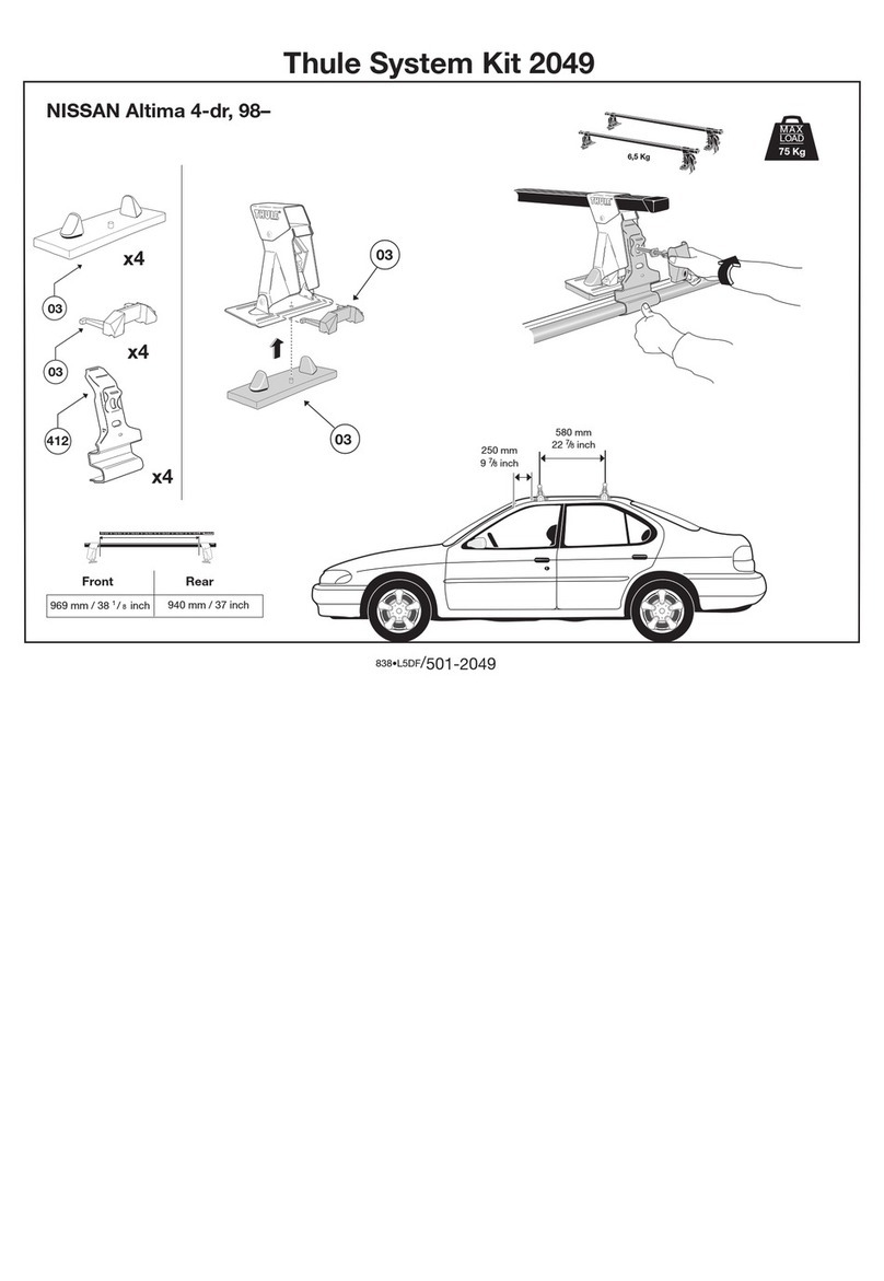 Thule 2049 parts list