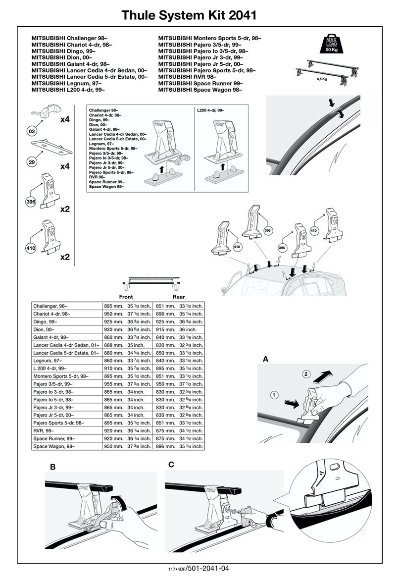 Thule 2041 User manual