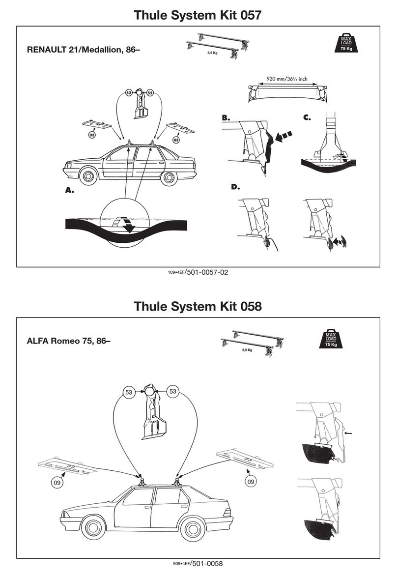 Thule 57 Mounting & installation