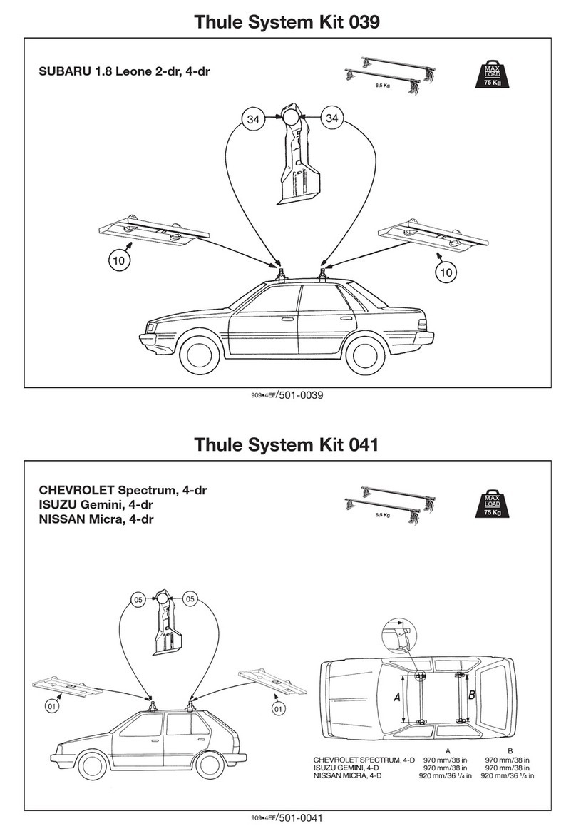 Thule 39 manual