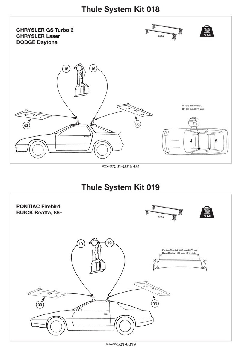 Thule 18 User manual