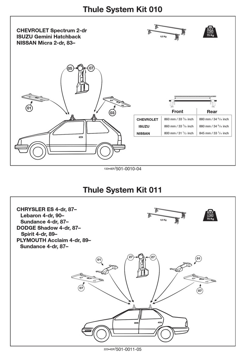 Thule 11 User manual