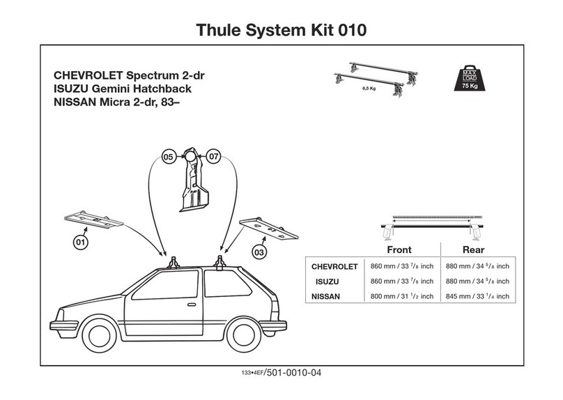 Thule 10 User manual Thule 10 User manual