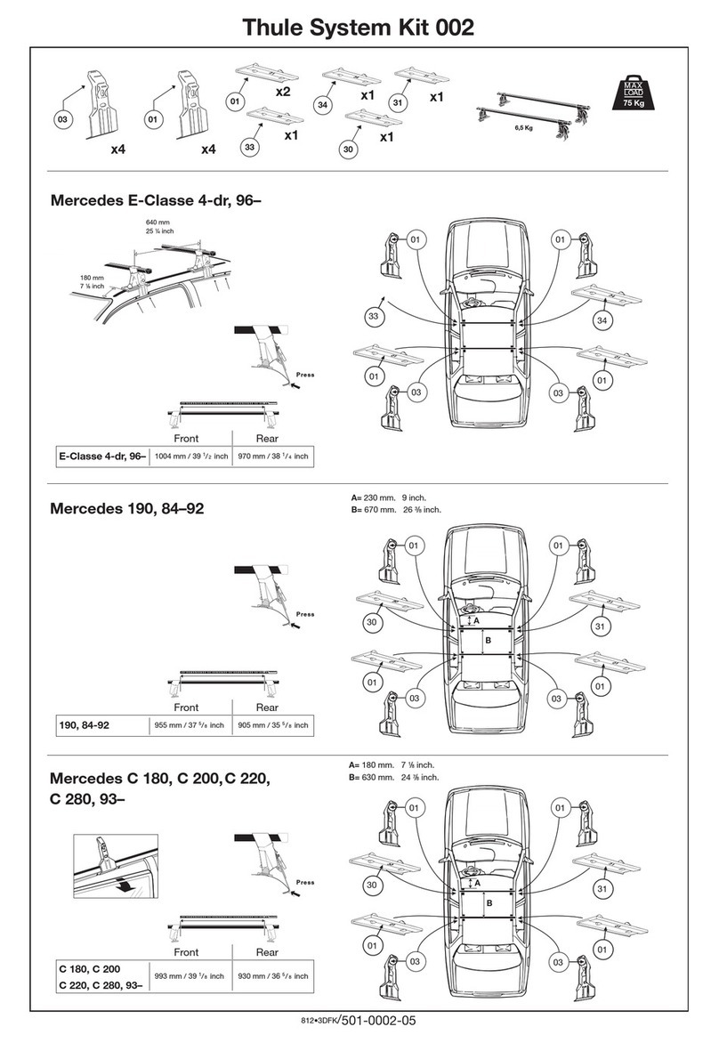 Thule Chariot Cougar 2 User manual