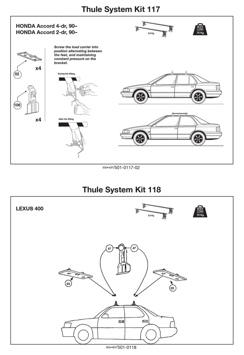 Thule 117 Mounting & installation