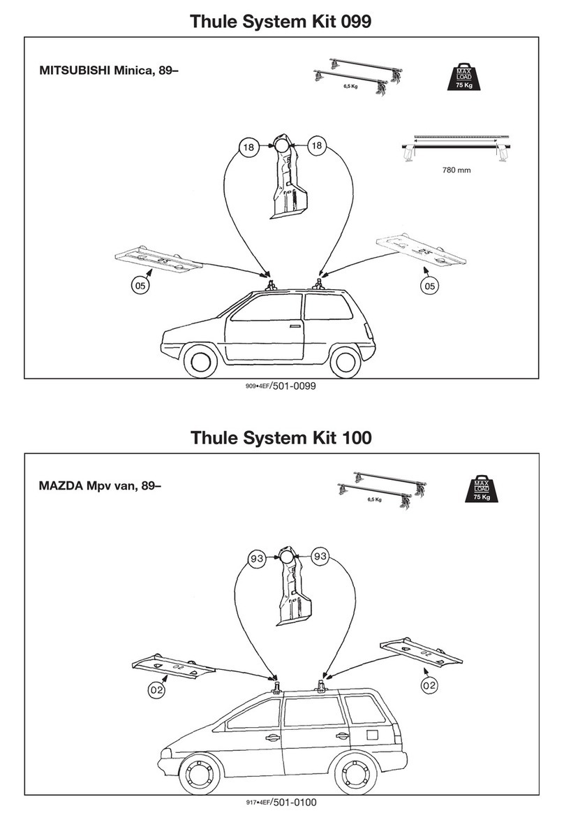 Thule 99 Mounting & installation