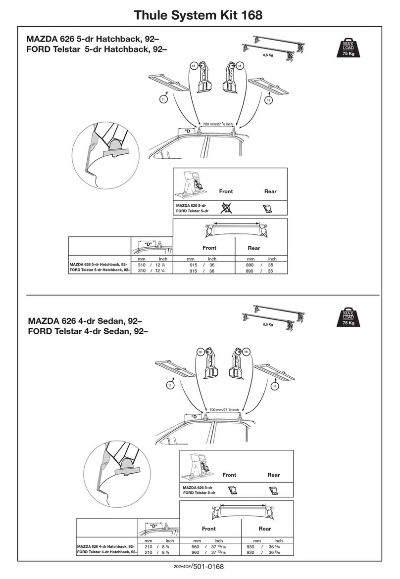 Thule 168 user manual