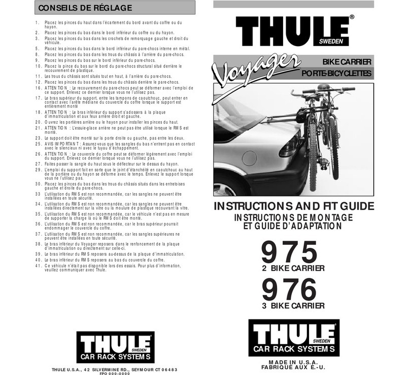 Thule Voyager 975 User manual