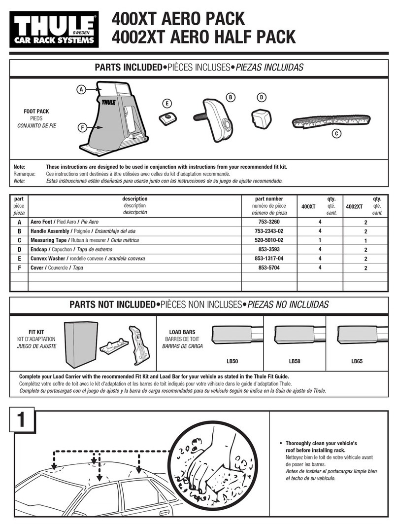 Thule 4002XT manual