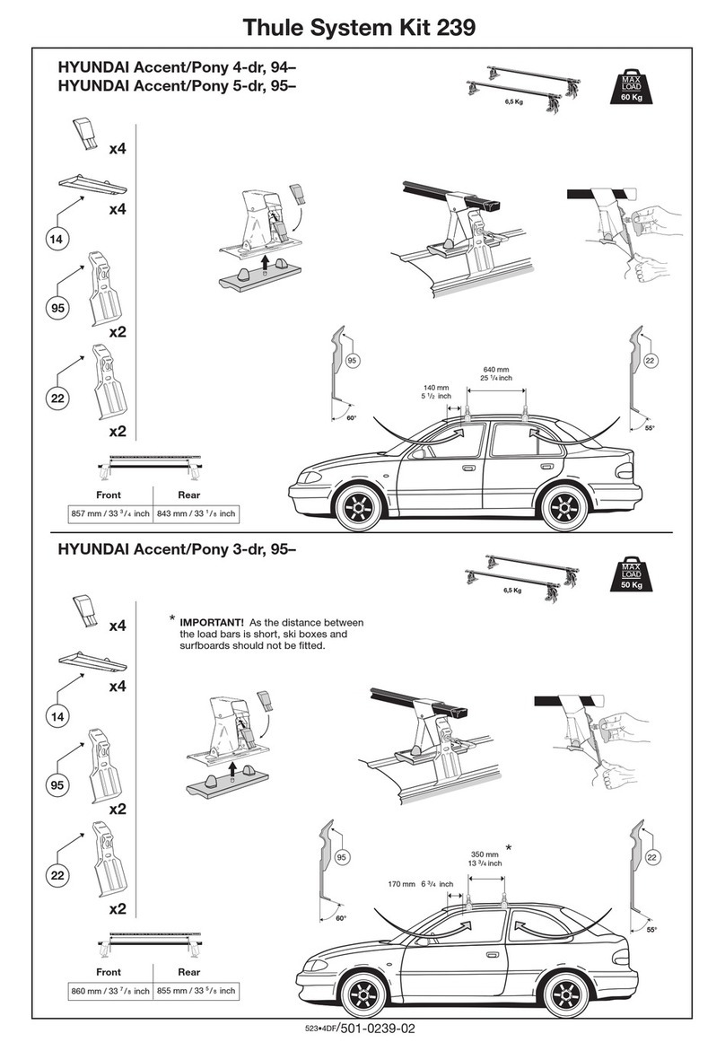 Thule 239 User manual